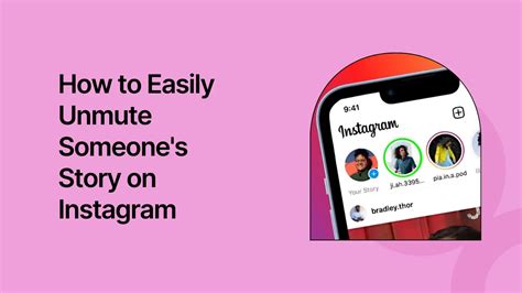 How To Unmute Someone'S Story On Instagram