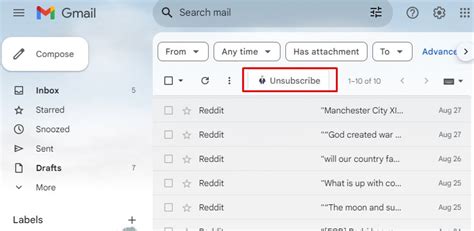 How To Unsubscribe On Gmail On The Web