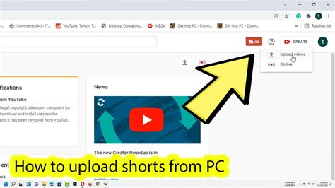 How To Upload Youtube Shorts From Pc