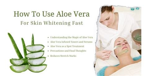 Unlock the Secret to Radiant Skin: Aloe Vera's Fast-Acting Whitening Powers Revealed!
