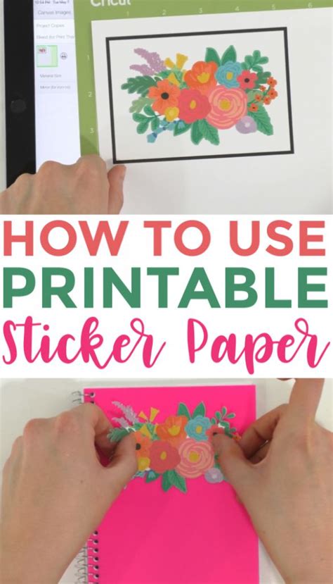 How To Use Cricut Printable Sticker Paper