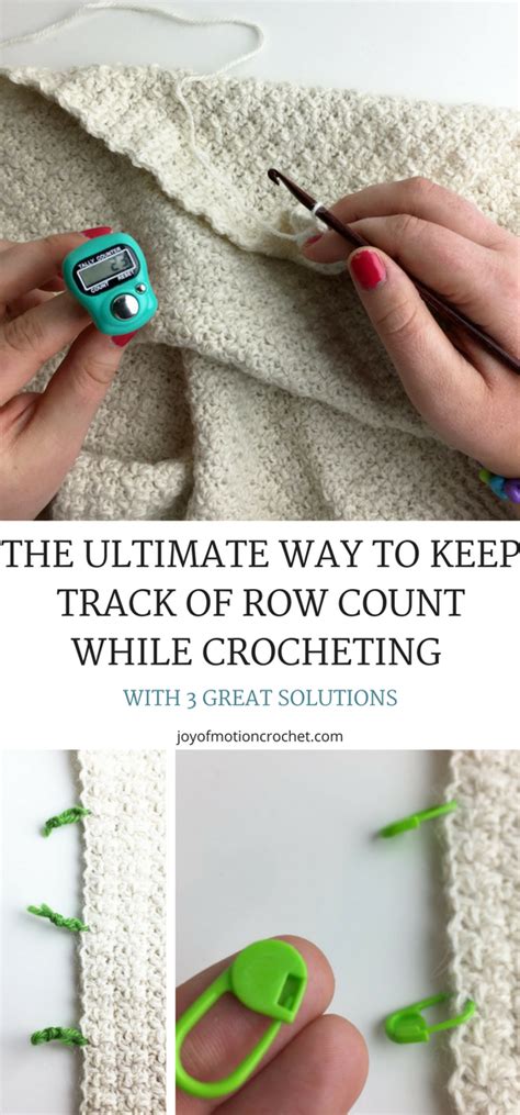 How To Use Crochet Row Counter