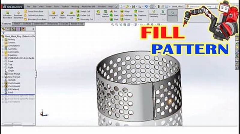 How To Use Fill Pattern In Solidworks