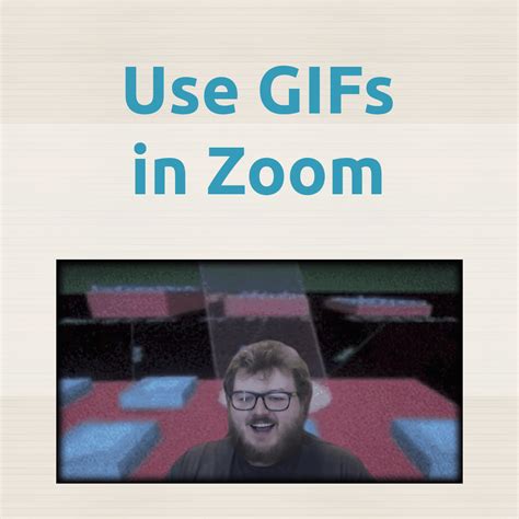 How To Use Gif In Zoom Virtual Background