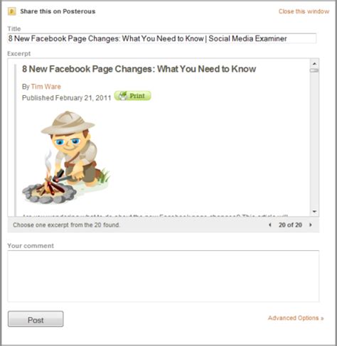 How To Use Posterous Bookmarklet To Quickly Post On Your Blog