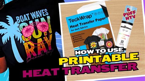 How To Use Printable Heat Transfer Paper With Cricut