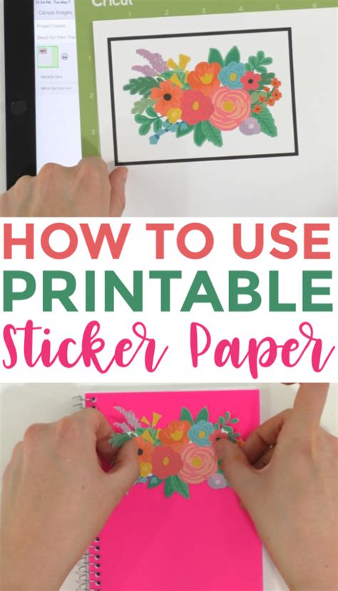 How To Use Printable Vinyl Sticker Paper