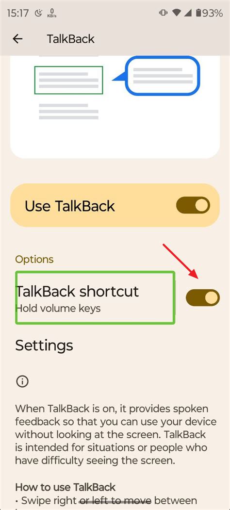 How To Use Talkback