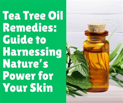 How To Use Tea Tree Oil For Natural Skin Disinfection