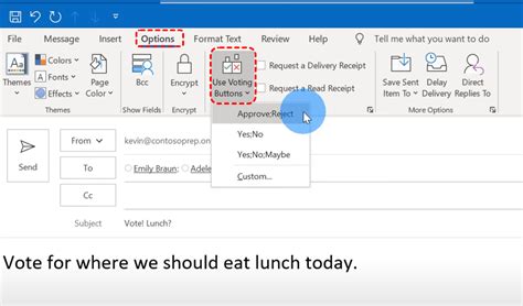How To Vote In Outlook