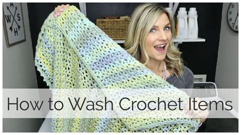 How To Wash Crocheted Items