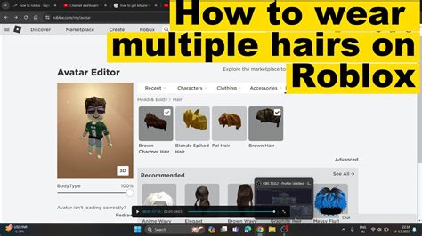 How To Wear Multiple Hairs On Roblox (PC & Mobile Tutorial)
