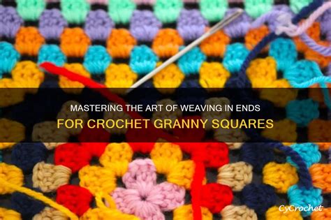 How To Weave In Ends Crochet Granny Square