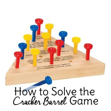 Master the Mind-Boggling Cracker Barrel Game: A Step-by-Step Guide to Conquering the Puzzle!