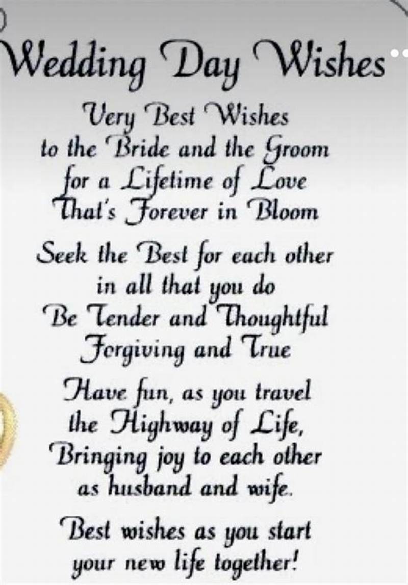 How To Wish Bride To Be