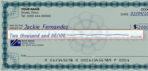Step-by-Step Guide: How to Properly Write a $2,000 Check.