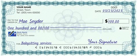 Step-by-Step Guide: How to Properly Write '100' on a Check
