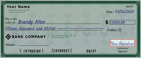 How to Properly Write 15000 on a Check: A Step-by-Step Guide