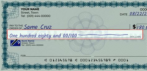 Master the Art of Writing 180 on a Check with These Simple Steps