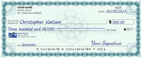 Step-by-Step Guide: How to Properly Write $300 on a Check