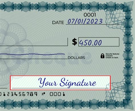 Step-by-Step Guide: How to Properly Write out 450 Dollars on a Check