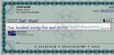 How to Properly Write 495 on a Check: A Step-by-Step Guide