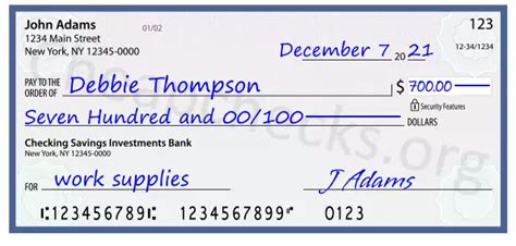 Step-by-Step Guide: How to Properly Write 700 Dollars on a Check for Hassle-Free Transactions