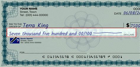Writing 7500 on a Check: A Step-by-Step Guide for Clear and Accurate Transactions