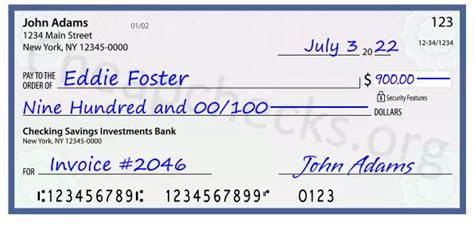 Step-by-Step Guide: How to Write 'Nine Hundred Dollars' on a Check