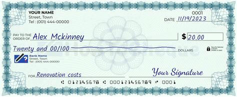 How to Properly Write a $20 Check: A Step-by-Step Guide