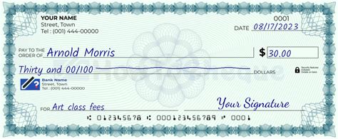 How to Properly Write a Thirty Dollar Check: A Step-by-Step Guide.