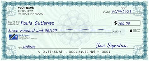 Step-by-Step Guide: How to Properly Write a $700 Check in English Language