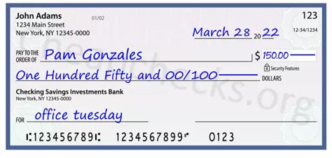 The Art of Writing a Check: A Comprehensive Guide to Mastering the $150 Check Writing Process