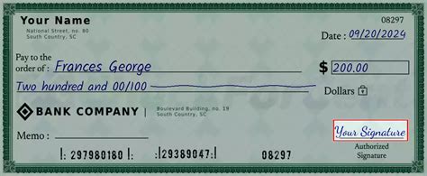 Step-by-Step Guide: How to Write a Check for $200 Like a Pro