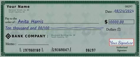 Step-by-Step Guide: How to Properly Write a Check for $10,000