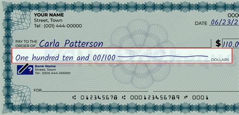 Step-by-Step Guide: How to Properly Write a Check for $110