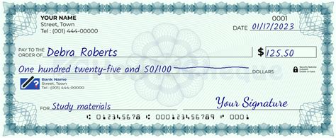 Step-by-Step Guide: Writing a Check for $125 - Simplified Process for Beginners
