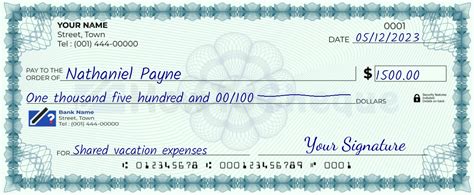 Step-by-Step Guide: How to Properly Write a Check for $1500