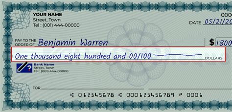 Step-by-Step Guide: How to Write a Check for $1800 the Correct Way
