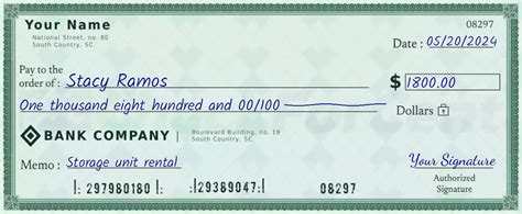 Step-by-Step Guide: Writing a Check for $1800 Made Easy