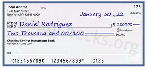 Step-by-Step Guide on Writing a Check for $2000 with Examples - Easy Tips for Accurate Transactions