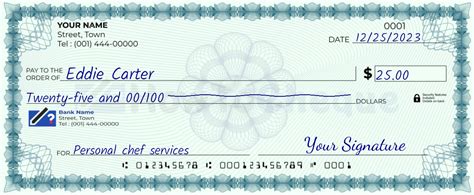 Step-by-Step Guide: Writing a Check for $25 like a Pro