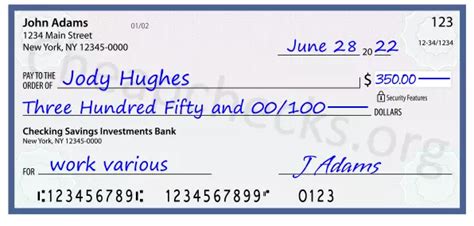 Step-by-Step Guide on Writing a Check for $350: Tips and Techniques