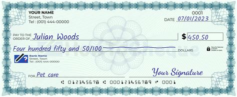 Step-by-Step Guide: How to Write a Check for $450 with Proper Formatting and Security Measures