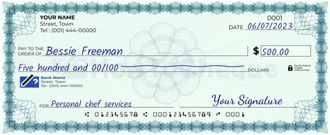 The Art of Writing a Check for $500: A Step-by-Step Guide