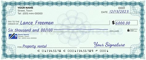 Step-by-Step Guide: How to Write a Check for $6000 - Easy Tips and Tricks