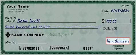 Step-by-Step Guide: Writing a Check for $700 Made Easy