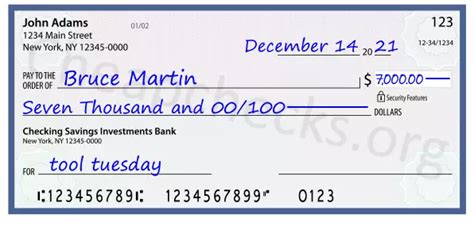 Step-by-Step Guide: Writing a Check for $7000 and Tips to Ensure Accuracy