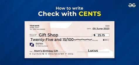 Mastering the Art of Writing a Check for Cents Only: A Step-by-Step Guide