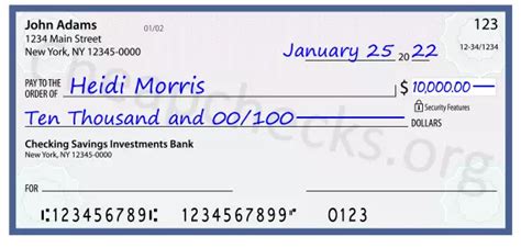 Step-by-Step Guide: How to Write a Check for Ten Thousand Dollars with Ease